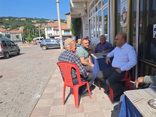Kaymakamımız Sayın Mustafa CAN, Dağdere Mahallesini Ziyaret Etti